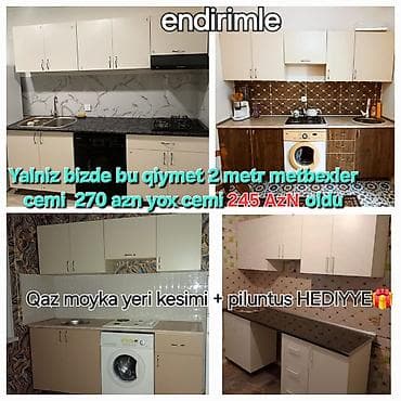 kuxna skaf: Hal hazirda metbex mebellerimiz endirimle 270 azn deil cemi 245 Azn — 1