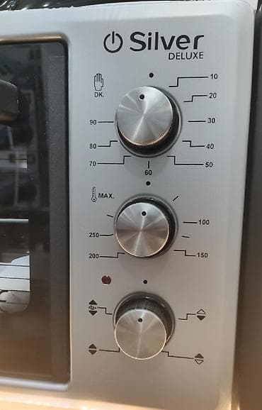 Духовки: Soba elektrik soba tok peci tok peçi Silver Türkiyə istehsali 48 litr — 3