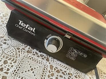 Гриль Tefal, цвет - Красный, Бесплатная доставка — 2