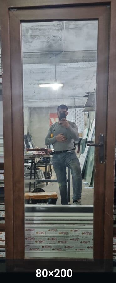 qapı setkaları: İşlənmiş Plastik qapı 80x200 sm Zamok və çərçivə ilə, Zəmanətsiz, Ödənişli quraşdırma, Ödənişli çatdırılma — 2