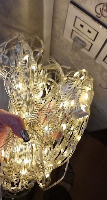 derzi ütüsü: Dojdik İsti ağ rəngdə LED işıqlandırma qirlyanda - Şəbəkəyə qoşulan — 1