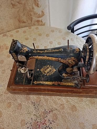qedmi: Məhsul: Antik Singer tikiş maşını (əl ilə fırladılan) Təsvir: - The — 4