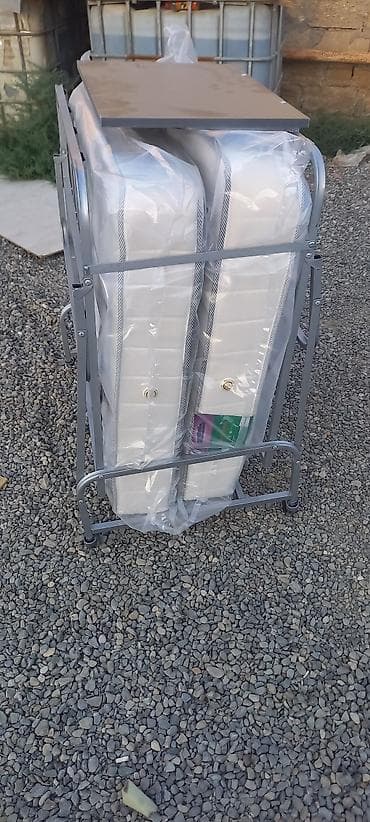 кушетка для массажа складная бу: Новый, Раскладушка с матрасом — 2