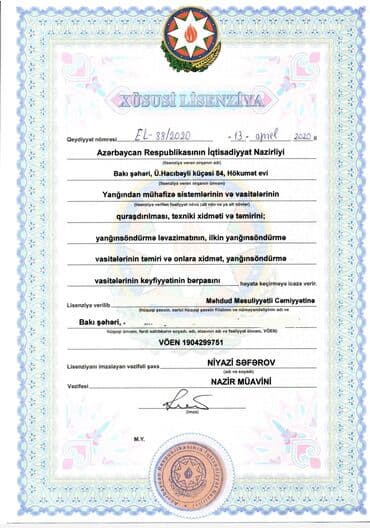 tent satışı: İstənilən növ yanğın söndürmə balonlarının satışı ve dolumu xidmeti — 3