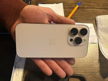 QAZ: IPhone 16 Pro, 128 GB, Desert Titanium, Barmaq izi, Face ID, Sənədlərlə — 5