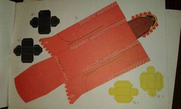 metbex tavan modelleri: Sovet istehsalı olan avtomobil modelin kartondan və kağızdan — 6