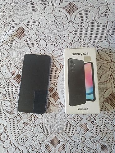 a24: Samsung Galaxy A24 4G, 128 GB, rəng - Qara, Face ID — 1