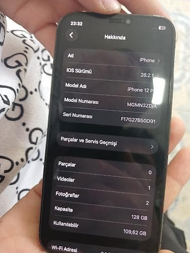 iphone 64: IPhone 12 Pro, 128 GB, Göy, Face ID — 5