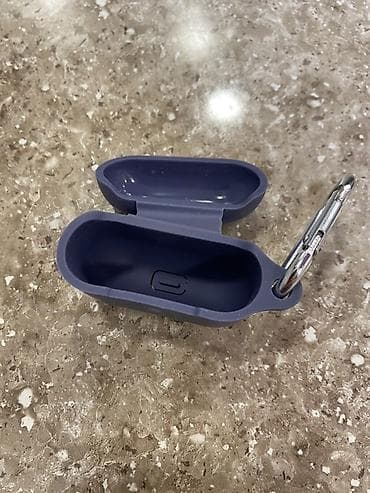 Mavi rəngli silikon qulaqcıq qabı üçün qoruyucu örtük. airpods 3 üçün — 3