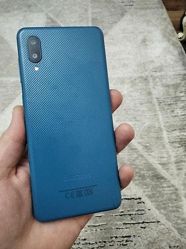 Samsung Galaxy A02, 32 GB, rəng - Mavi, İki sim kartlı