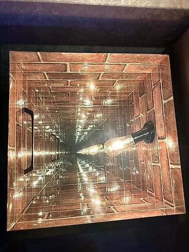oturaca: İnteraktiv “sonsuz tunel” effektli işıqlı dekor masası - Dizayn: Üst — 1
