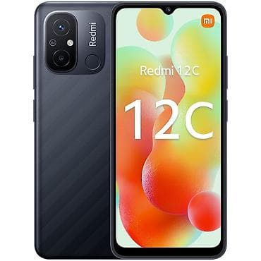 elim yandı avto: Redmi 12C, 128 GB, rəng - Qara, Barmaq izi — 1