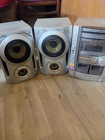 panasonic kx: Panasonic mini Hi‑Fi musiqi mərkəzi və 2 ədəd akustik kolonkadan — 1