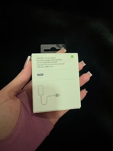 orjinal iphone adapter: Simsiz şarj cihazı Apple, 20 Vt, Yeni — 2