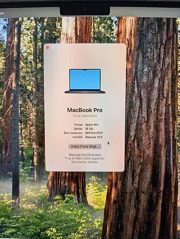 macbook pro 14: MacBook Pro 14" M4 / 16 GB / 512 GB SSD – Tamamilə Yeni Kimi! (Pil — 6