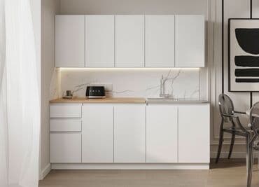 metbex dolabı: Sifarişlə mətbəx dəsti, Özü çəkən petlələr, Mat laminat, Kredit var, Rayonlara çatdırılma, Pulsuz çatdırılma — 1