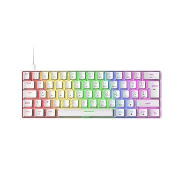 usb шнур: Blic T60 Rainbow. mechanic blue switch. 62 keykap. keykap puller: var — 1