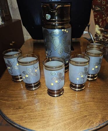 Cexslavakiyanin BOHEMIA firmasi 6 neferlik bakal ve qrafin desti, heç lalafo.az -da Cexslavakiyanin BOHEMIA firmasi 6 neferlik bakal ve qrafin desti, heç