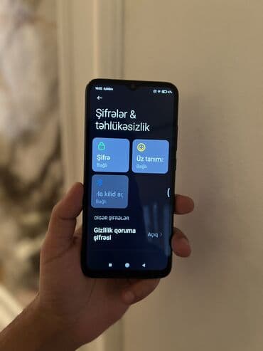 redmi telefonu: Redmi 9A, 32 ГБ, цвет - Черный, Отпечаток пальца, Face ID — 4