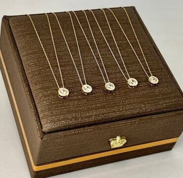 tək qaş: Boyunbağı, Sarı qızıl, 585 Əyar — 1