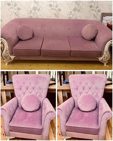 İşlənmiş, Divan, 2 kreslo