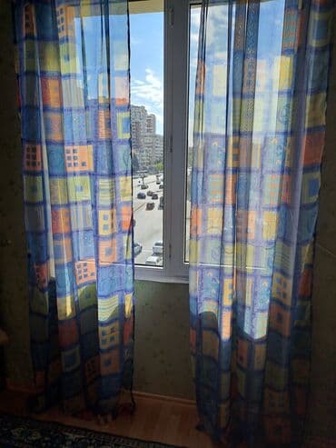 тюль белый: Yeni, Tül, rəng - Göy — 2