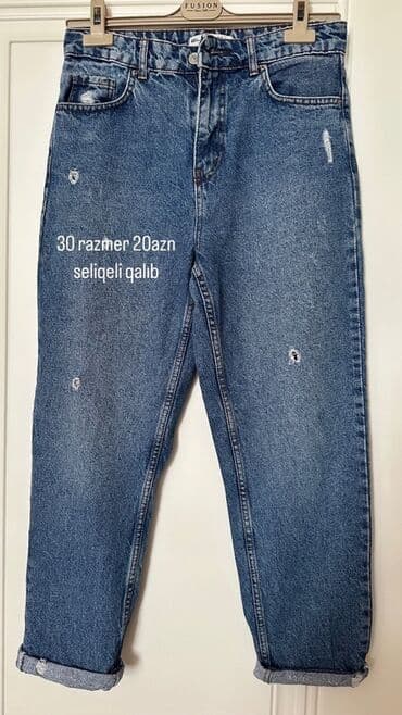 şalvar ölçüləri: Cinslər, Dilvin, S, rəng - Göy — 4