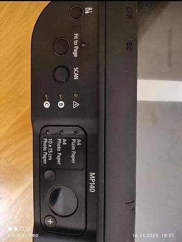 Elektronika: Canon PIXMA MP140 çoxfunksiyalı qurğu - Funksiyalar: printer + skaner — 3