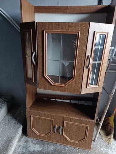 metbex şkafi: Распашной, 3 двери Прямой шкаф, Буфет — 7