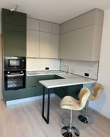 demir qapi satiram: Sifarişlə mətbəx dəsti, Özü çəkən petlələr, Mat laminat, Kredit var, Pulsuz çatdırılma — 3