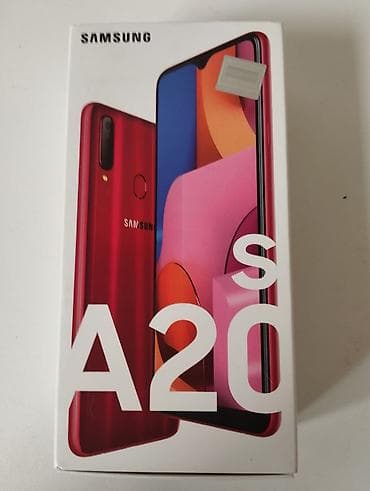 note 10 s: Samsung Galaxy A20s, 32 GB, rəng - Qırmızı — 10