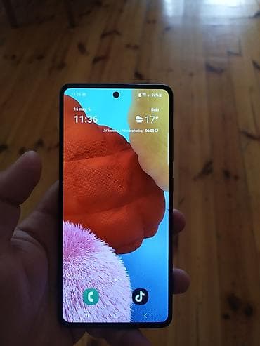 Samsung Galaxy A51, 128 GB, rəng - Ağ, Barmaq izi