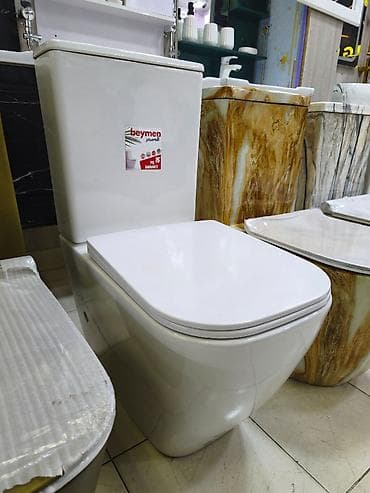 Beymen Seramik tualet kompaktı - İnteqrə edilmiş su çəni və yumşaq