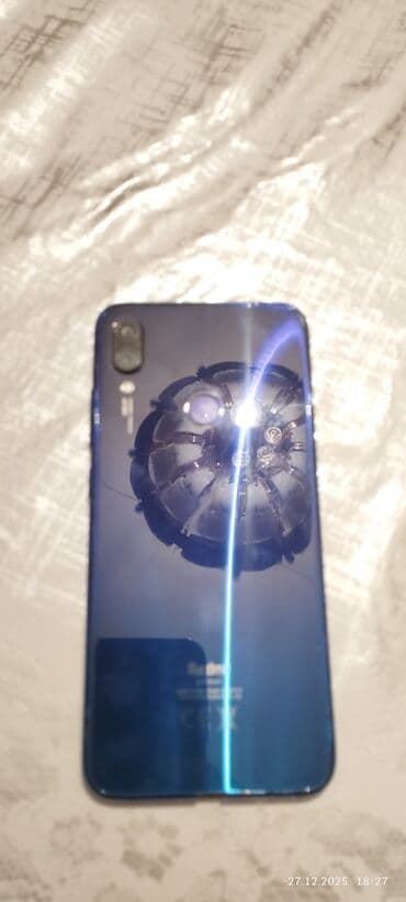 Redmi Note 7, 64 GB, rəng - Mavi, Barmaq izi, İki sim kartlı, Face ID