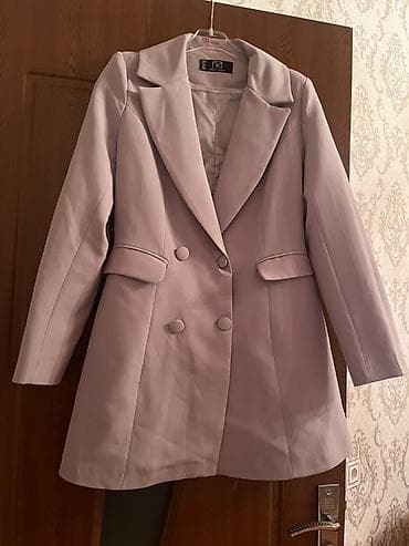 brend geyim: Palto, M, rəng - Bənövşəyi — 1