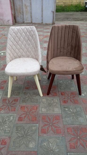 стулья мягкие для дома: Для кухни, Новый, Нескладной, цвет - Бежевый Стул — 2