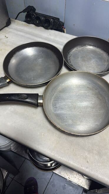 Süfrə ləvazimatları: Tava, rəng - Gümüşü, Alüminium — 1