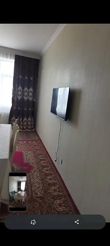 Uzunmüddətli kirayə mənzillər: Mebelli 3 otaqlı mənzil – geniş və işıqlı - Qonaq otağı: divan, 4 — 2