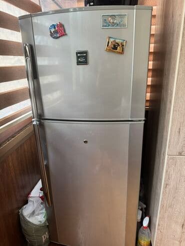 soyuducu sharp: 2 qapılı Sharp Soyuducu Satılır, rəng - Boz — 1