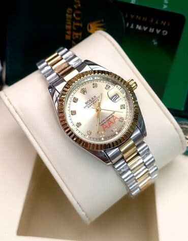 usaqlar ucun qol saatlari: Yeni, Qol saatı, Rolex, rəng - Gümüşü — 1