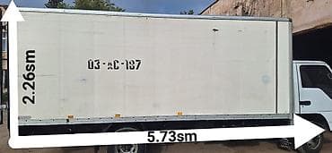 Yük daşınması üçün tentəsiz qapalı furqon (konteyner/kuzov) -