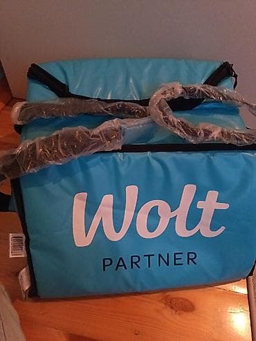 Wolt Partner istilik-saxlayan çatdırılma çantası - Rəng: açıq mavi