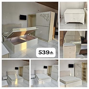*539₼ Yataq destı satılır* Dolab ölçüləri En 2.40sm Hund 215 sm
