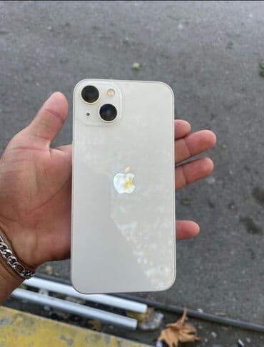 IPhone 13, 128 GB, White Titanium, Zəmanət, Kredit, Sənədlərlə