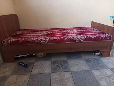 tek carpayilar: Təknəfərlik çarpayı, Bazasız, Matras ilə, Siyirməsiz — 1