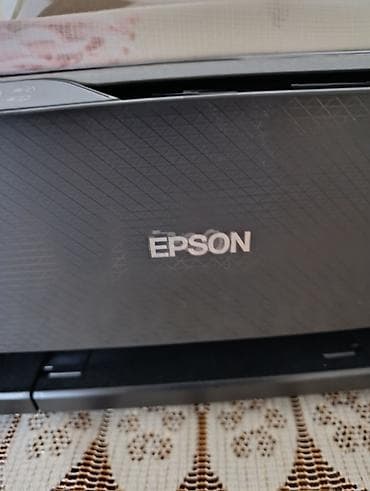 Elektron kitablar: Epson çoxfunksiyalı printer + Acer noutbuk + Logitech simli siçan — 1
