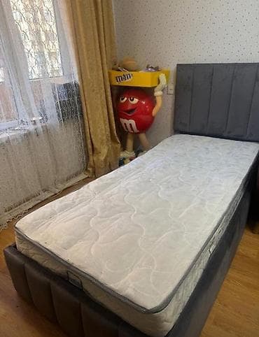 Təknəfərlik çarpayı, Bazalı, Matras ilə, Siyirməsiz lalafo.az -da Təknəfərlik çarpayı, Bazalı, Matras ilə, Siyirməsiz