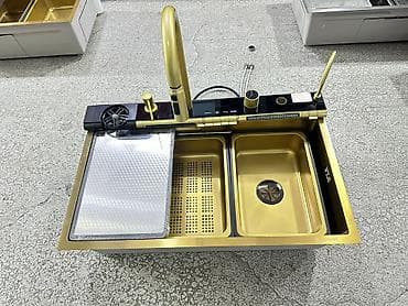 bu ucun sterilizator: Ağıllı mətbəx çanağı – premium dizaynlı, çoxfunksiyalı quraşdırılan — 1