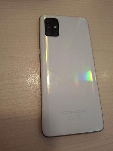 a51 samsung ekran: Samsung Galaxy A51, 128 GB, rəng - Ağ, İki sim kartlı — 2