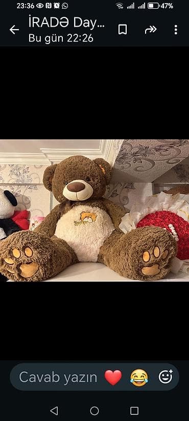 kinder oyuncaqlari: Böyük ölçülü plyuş oyuncaqlar – ayı və panda - Növ: iri ölçüdə plyuş — 4